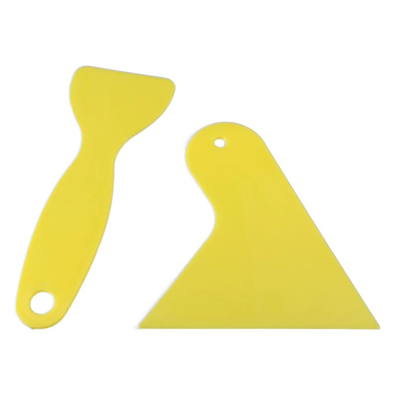 Инструмент для автомобильной пленки желтый маленький скребок автомобильный салон красоты скребок автомобильная пленка маленький скребок Инструмент для мойки автомобилей