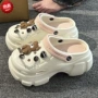 女士夏季增高室外洞洞鞋