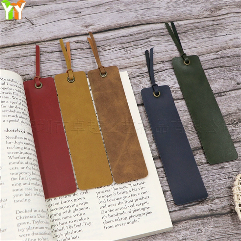 Пятно Crazy Horse Кожа Чтение Закладки Персонализированные надписи Учительские Читатели Подарки Закладки