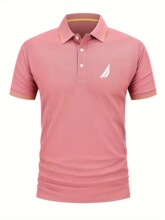 R 12154 Deer Embroidery Mesh Polo Shirt С¹����Polo��