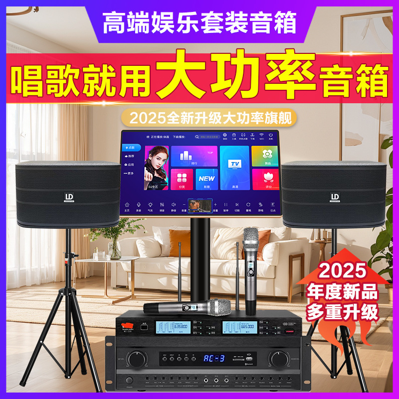 Karaoke Machine Home Karaoke Complete Set Stage Conference Outdoor Ktv Audio System Smart Karaoke Machine for Home Use