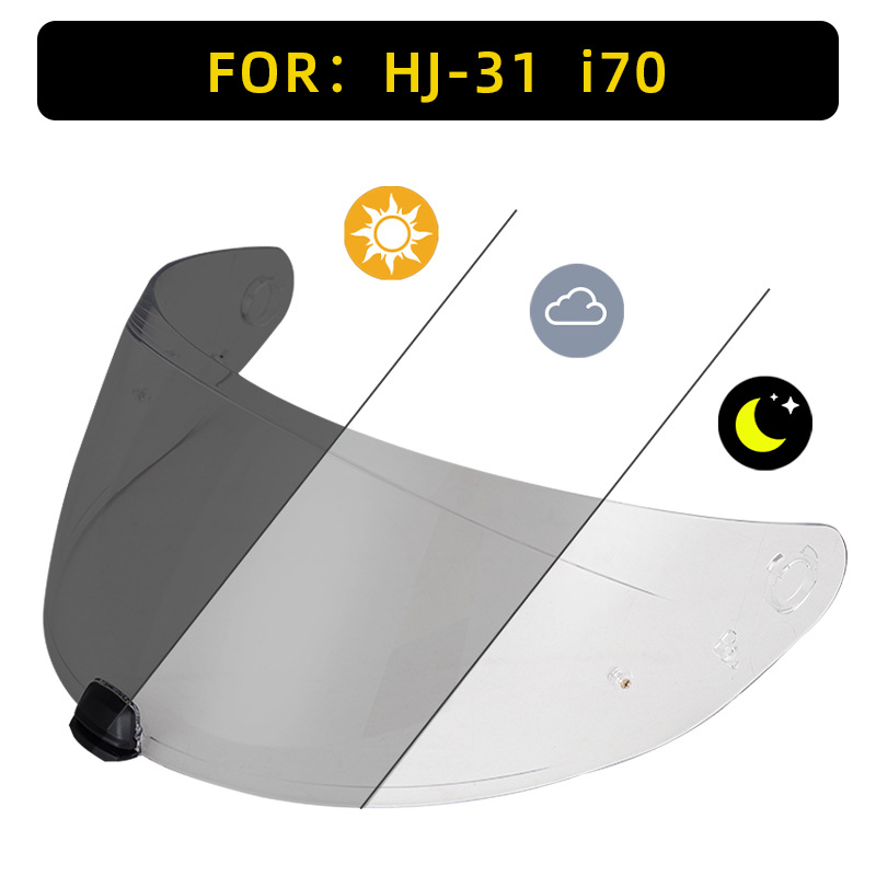 Motorcycle Helmet Color-Changing Lens X14/Z7/Z8/Rx7X/Sm961 Anti-Uv Full-Face Helmet Color-Changing Lens