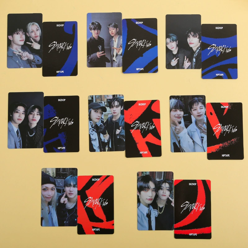 Коллекционная карточка (STRAY KIDS) Спецвыпуск HOP, 5,4×8,6 см, варианты участников и дизайнов