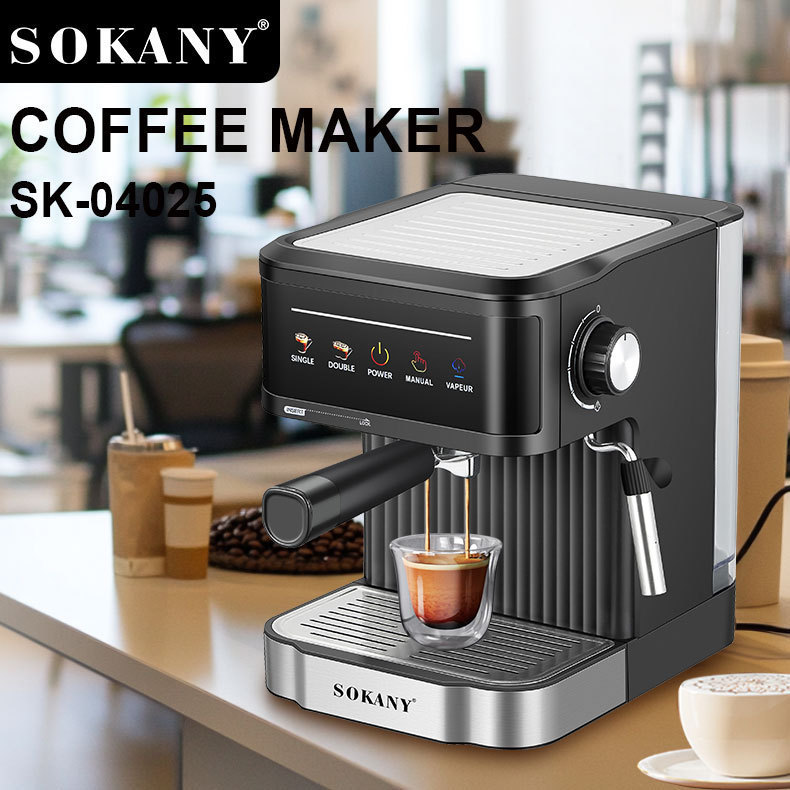 Cross-border espresso coffee machine semi-automatic steam touch screen espresso machine Coffee maker Cross-border espresso coffee machine semi-automatic steam touch screen espresso machine Coffee maker
