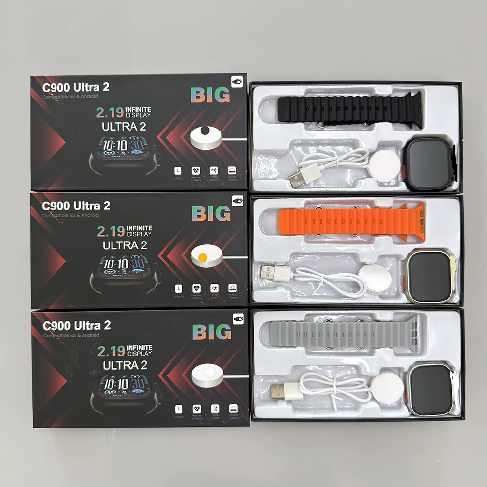 Источник Фабрика C900Ultra2 Умные часы Huaqiang North s9ultra2 Bluetooth вызов Мужские спортивные часы