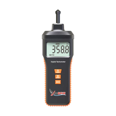 fan tire speed – tachometer