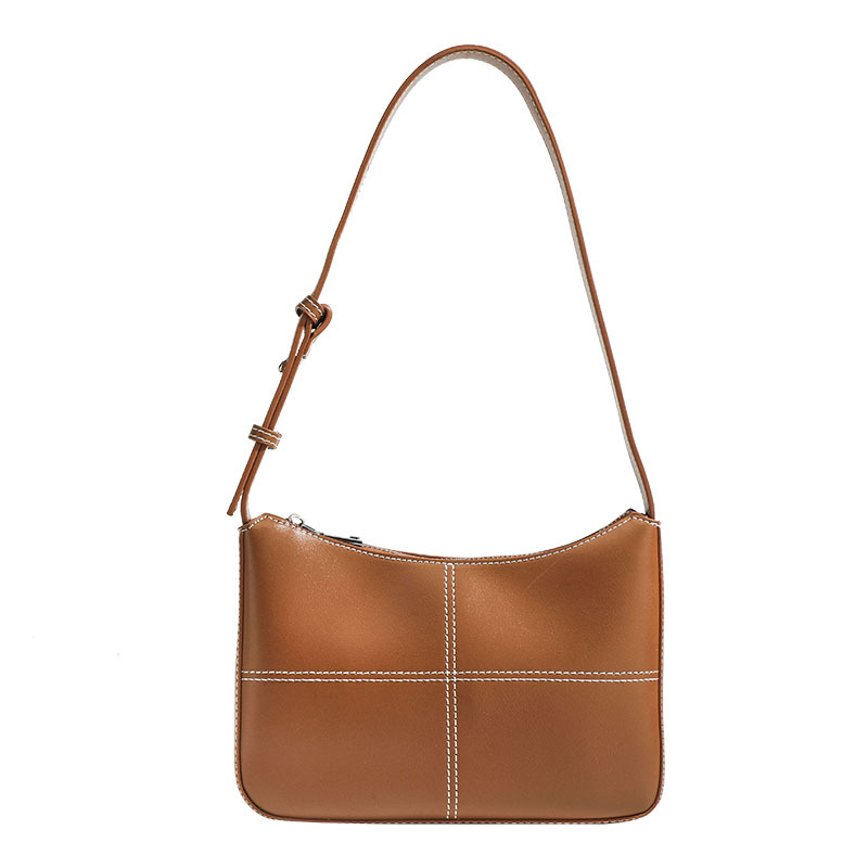 Koreanische Version des lässigen und künstlerischen Stils, einfache Achselhöhle, vielseitige Pendler-Umhängetasche, Handtasche, Damen_voghion.com