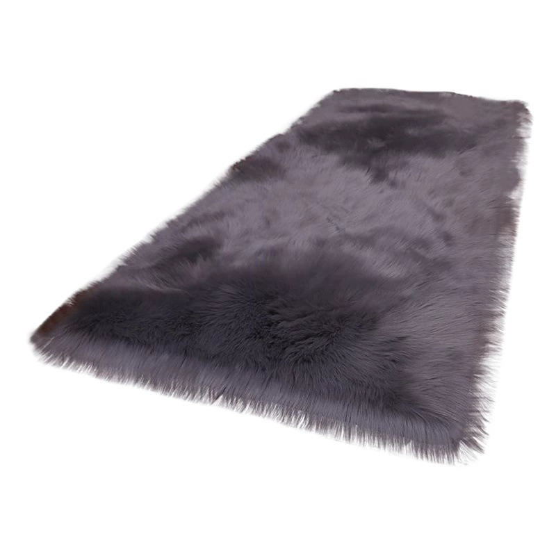 Трансграничная Амазонка Имитация Шерсти Квадратный Ковер Плюшевая Подушка Дверь Гостиной Коврик Мао Дверь Спальни Мао Коврик