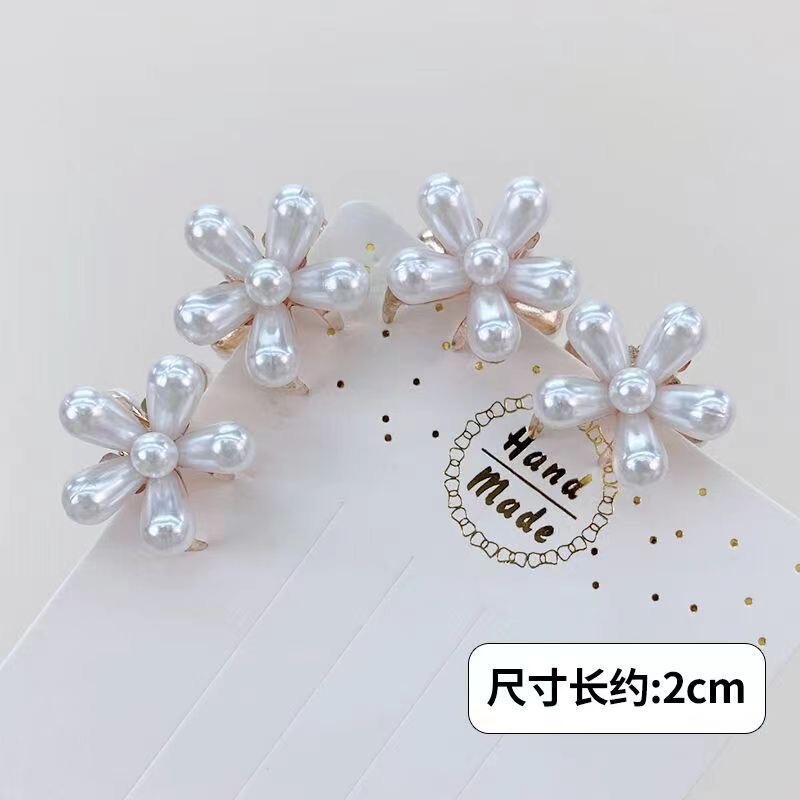 厂家直销网红花朵抓夹甜美发夹公主发饰少女风小抓夹编发夹碎发夹|undefined