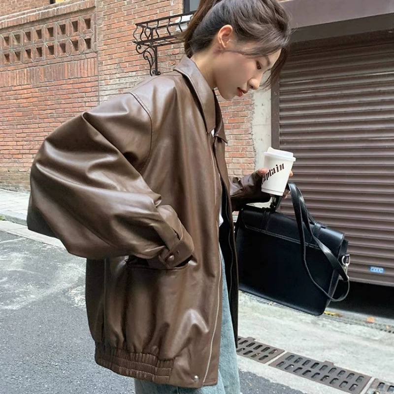 Пальто/куртка ретро короткая демисезонная для подростков, корейский стиль