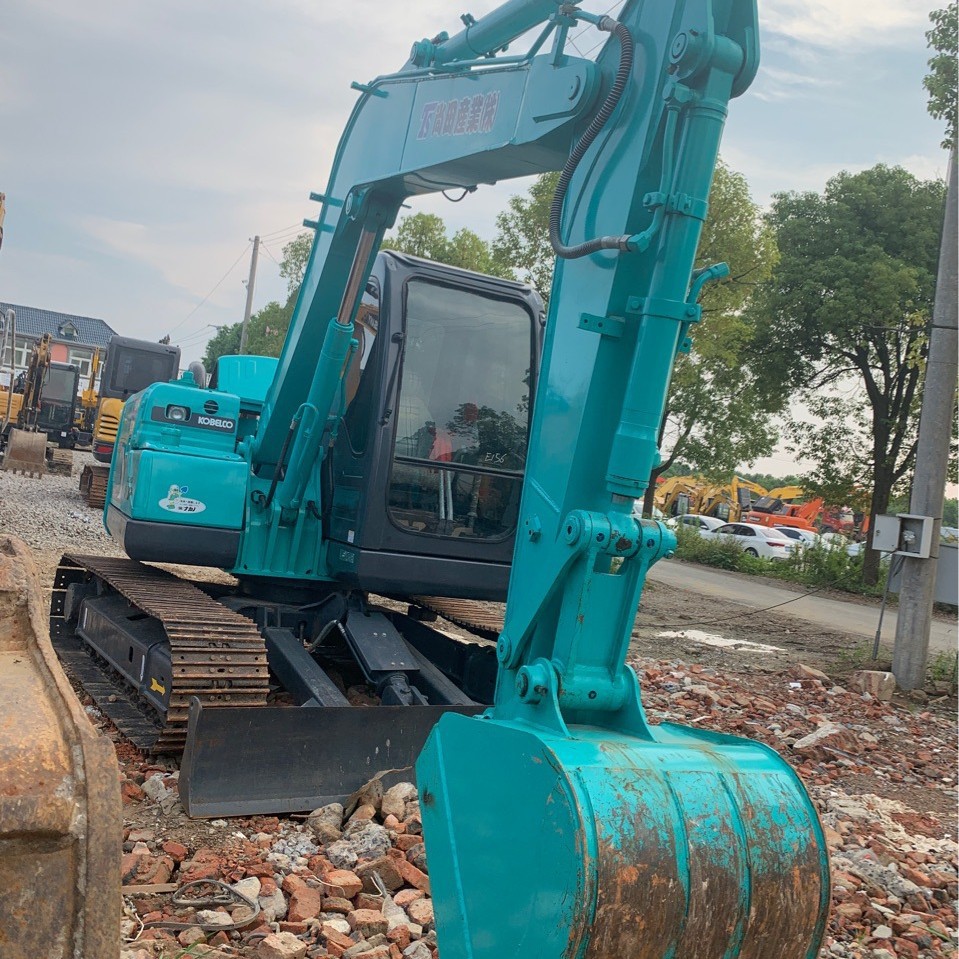 Línea doméstica de exportación logística de segunda mano Shengang 70 excavadora 75 95 excavadora