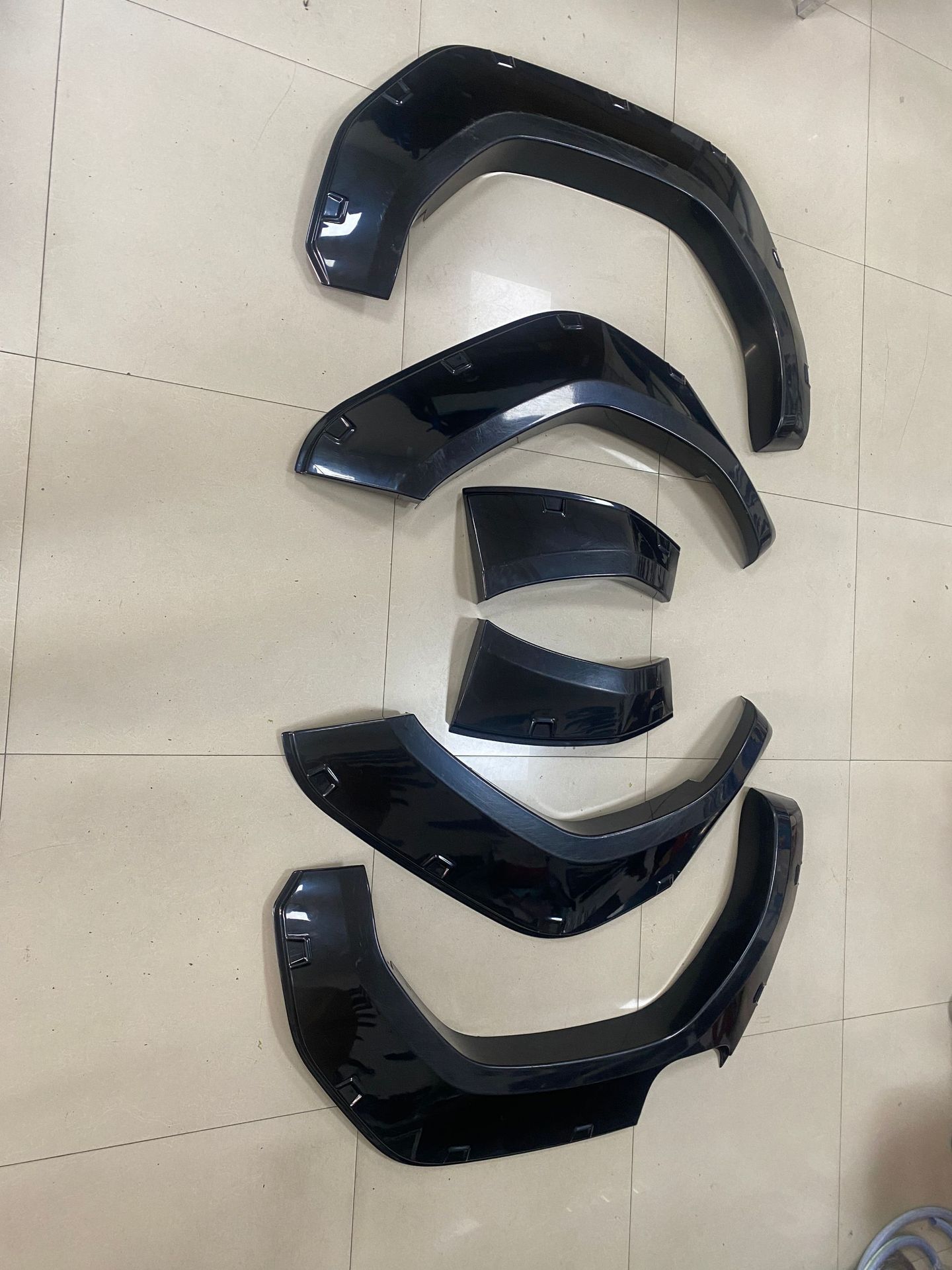 Hilux Travo Wheel Arches New Model Hilux Travo Wheel Arches Enlarged and Widened Decorative Studs Travo Wheel Arches