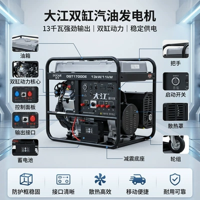 Avtomobil generatorları Household Type 220V Three-Phase