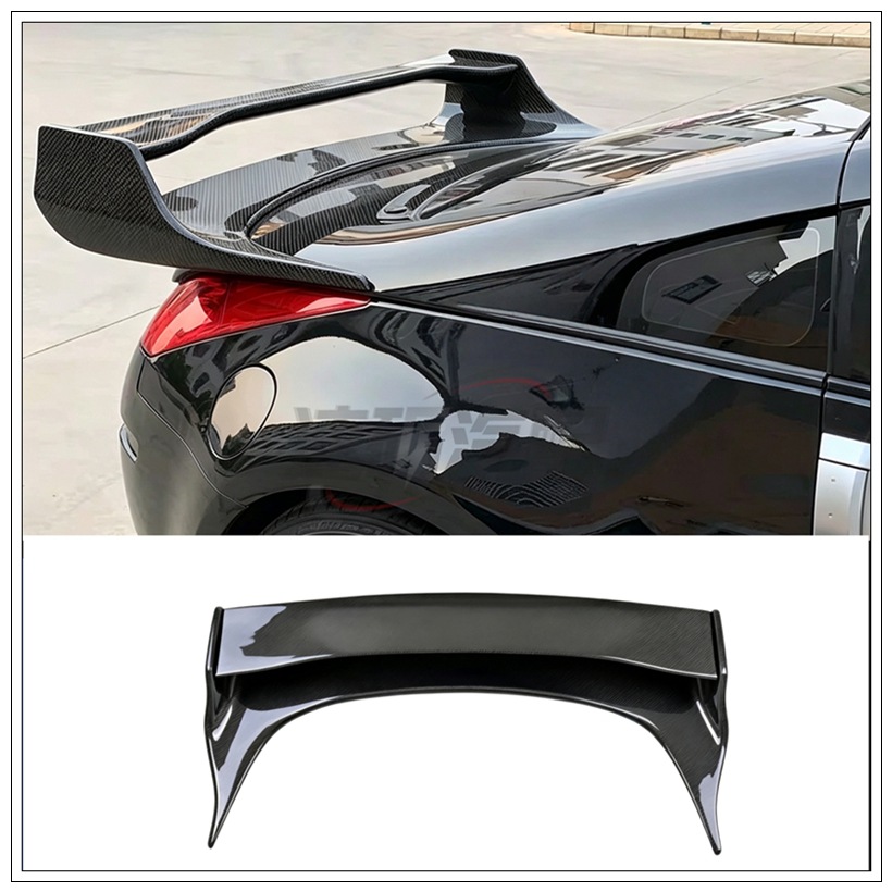 Suitable for Nissan 350Z modification, carbon fiber GT rear spoiler, Varis dual-layer spoiler for 370z