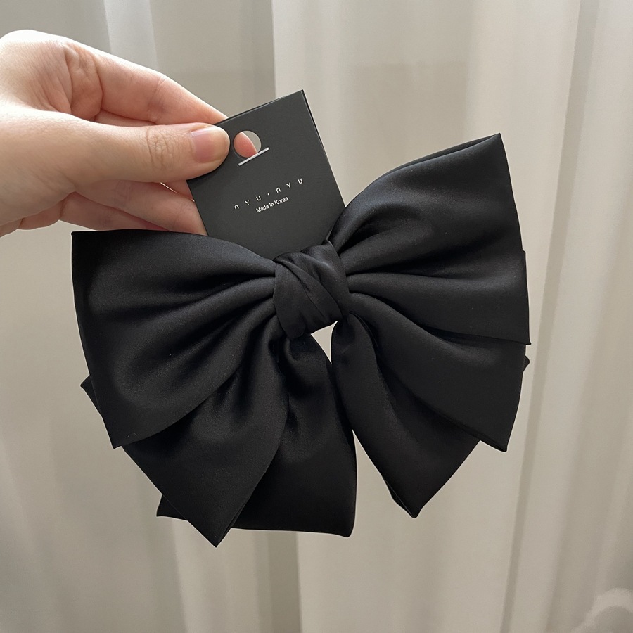 Black Oversized Bow