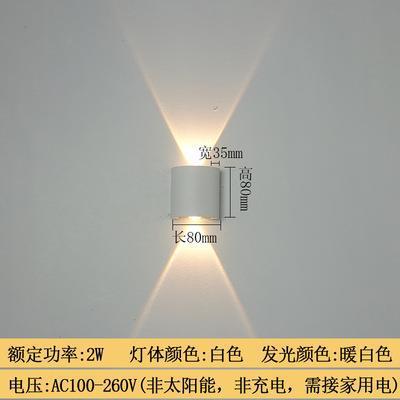 escalera transparente simple TV de fondo iluminación de pared corredor bar hotel ojo de buey exterior iluminación de pared interior