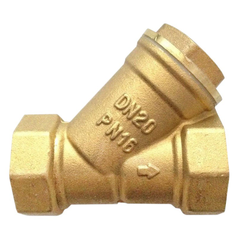 Питающий латунный Y-образный фильтр 4 точки 6 точек Воздушный теплый пол Кондиционер труба трубчатый фильтр с внутренней резьбой