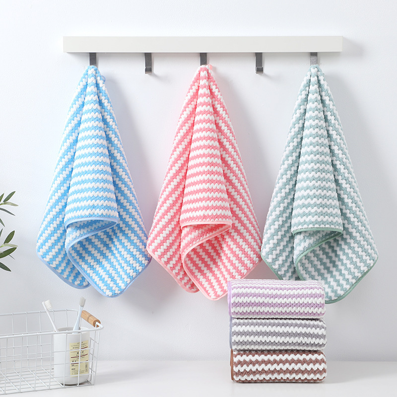 Coral Velvet Towel Class a Water Ripple Couple Style Household Towel Absorbent Baby Soft Pineapple Grids Wholesale Coral Velvet Towel Class a Water Ripple Couple Style Household Towel Absorbent Baby Soft Pineapple Grids Wholesale