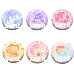 彩虹同人周邊吧唧紫悅碧琪雲寶戴安派珍奇嘉兒徽章批發