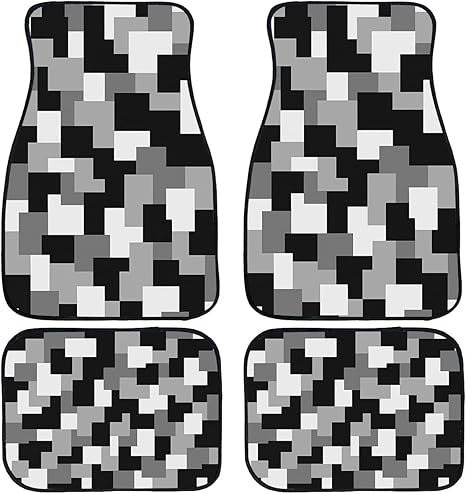 Jit Amazon Temu Best-Selling Crystal Velvet Car Floor Mats, Easy to Care For, Universal Four-Piece Set, Non-Slip