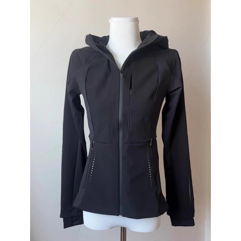 Black Slim Fit Jacket Women's Three-In-One Jacket Waist 2025 New Autum Jacket Soft Shell Waterproof Hooded