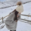 Gray stand -up collar