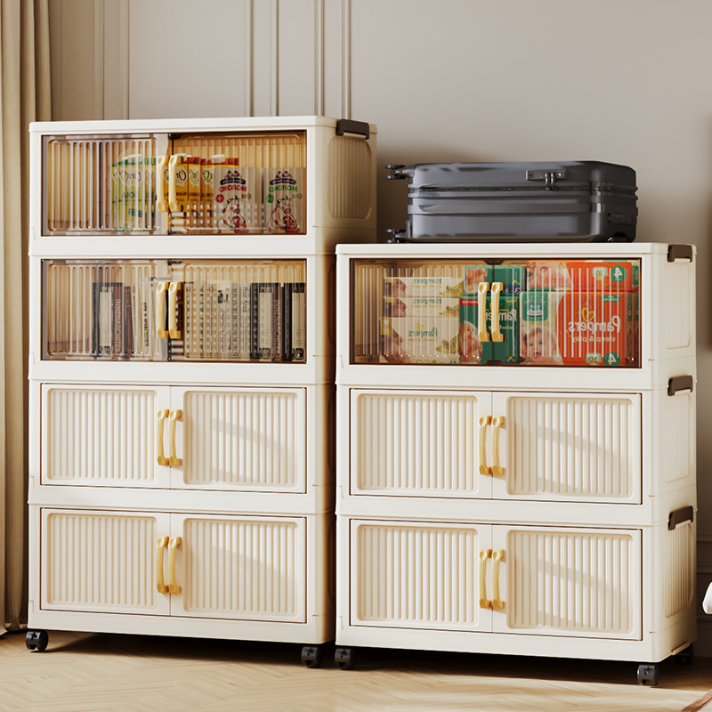 Armario de almacenamiento para sala de estar de gran capacidad, 40-85 cm de grosor, caja de almacenamiento de snacks para niños, armario multiusos sin instalación, armario de varias capas