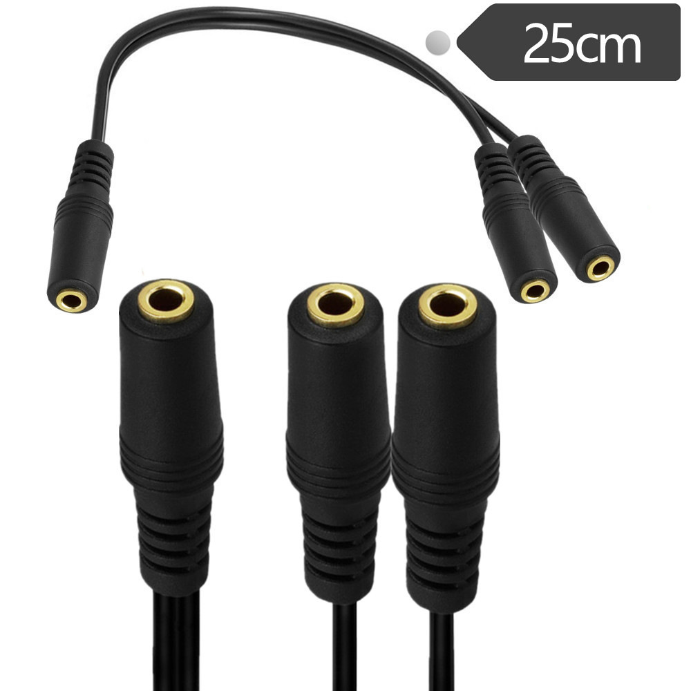 ST3.5延长线一分二 DC3.5母母线音频延长线1分2DC3.5母对2DC3.5母
