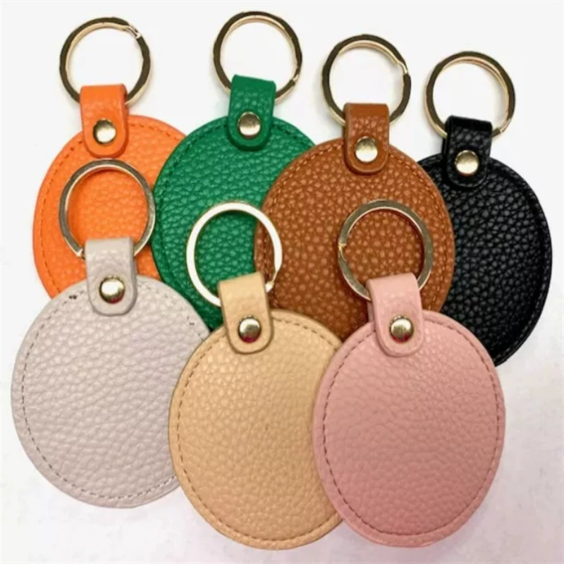 Круглый брелок с галькой, брелок с логотипом на заказ, аксессуар для сумки.