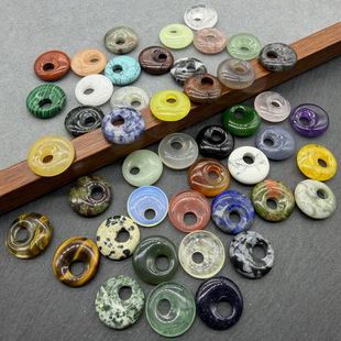 18mmƫ�װ����ƽ������Ȼ��ˮ������ʯ�~�����DIY������Ʒ