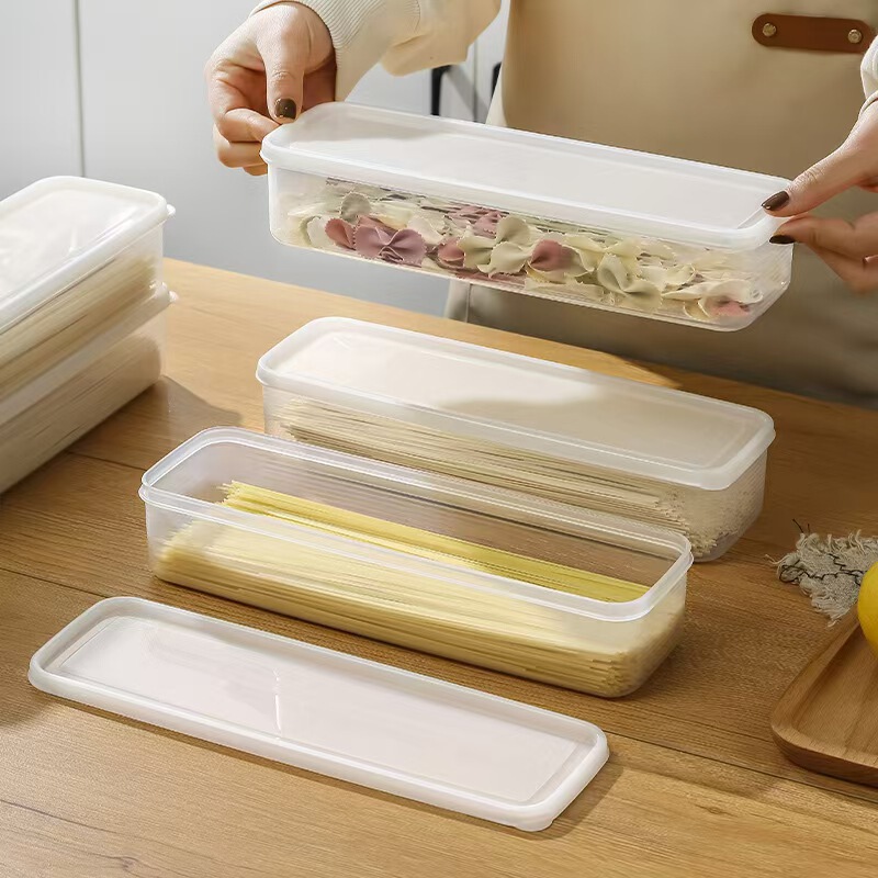 面条收纳盒装长条挂面保鲜盒小葱香菜盒长方形大容量食物密封盒子|undefined