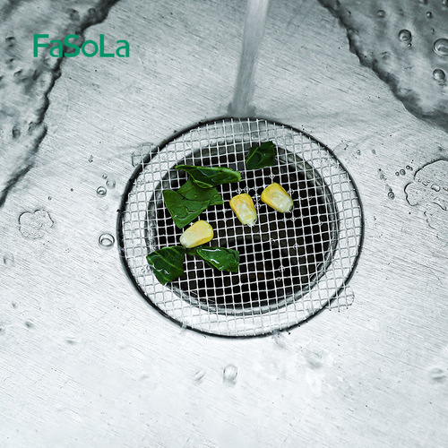 FaSoLa floor drain stickers prevent insects and prevent hair from clogging the bathroom sewer drain outlet disposable filter