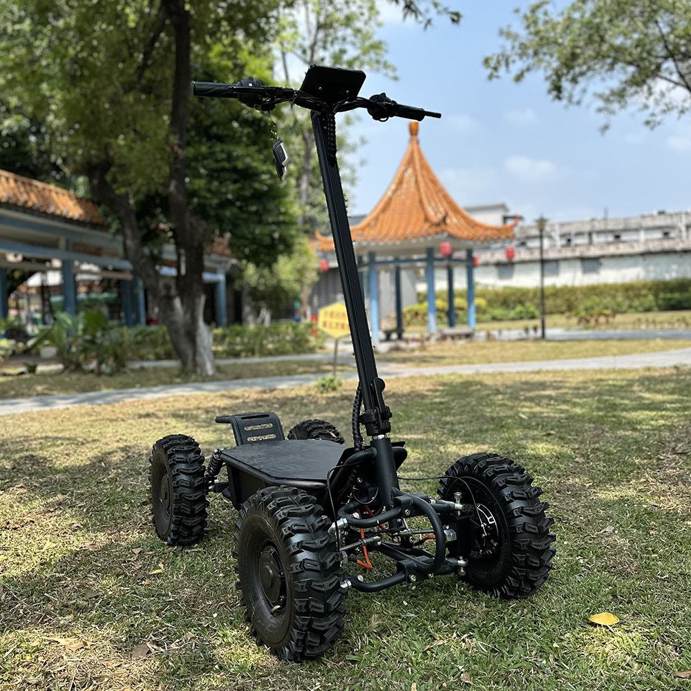 15inch Four-Wheel Drive Electric All-Terrain Vehicle, Off-Road Vehicle, Beach Vehicle, Four-Wheel Scooter, High Power, Long Range, Foldable