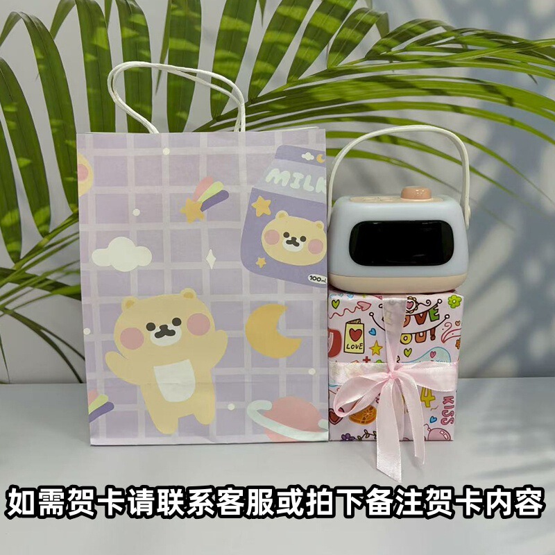 子供、男の子、女の子向けのポータブル目覚まし時計ライト、目覚まし時計、LED無段階調光タイマー、デスクトップ小型卓上時計|undefined