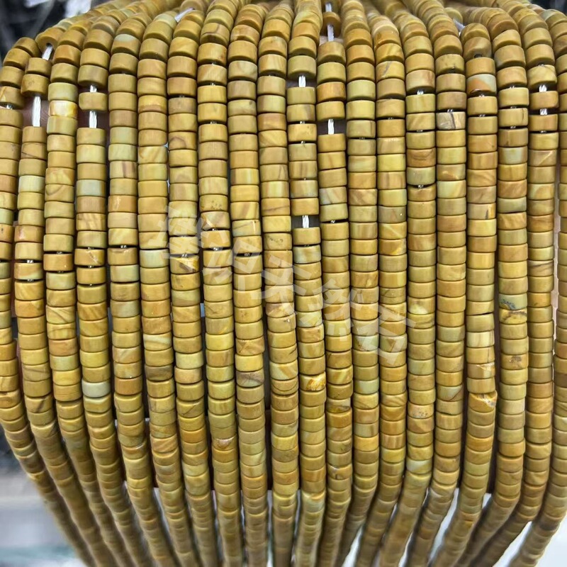 2*4mm天然石管珠隔片散珠玉髓青金水晶圆柱隔珠diy饰品配件批发|undefined