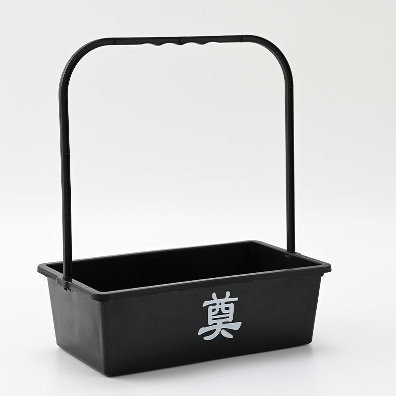 Festival Qingming caja de flores de plástico canasta de flores portátil crisantemo caja de embalaje de flores para sacrificios funerarios y tumbas para siempre la caja de extrañar