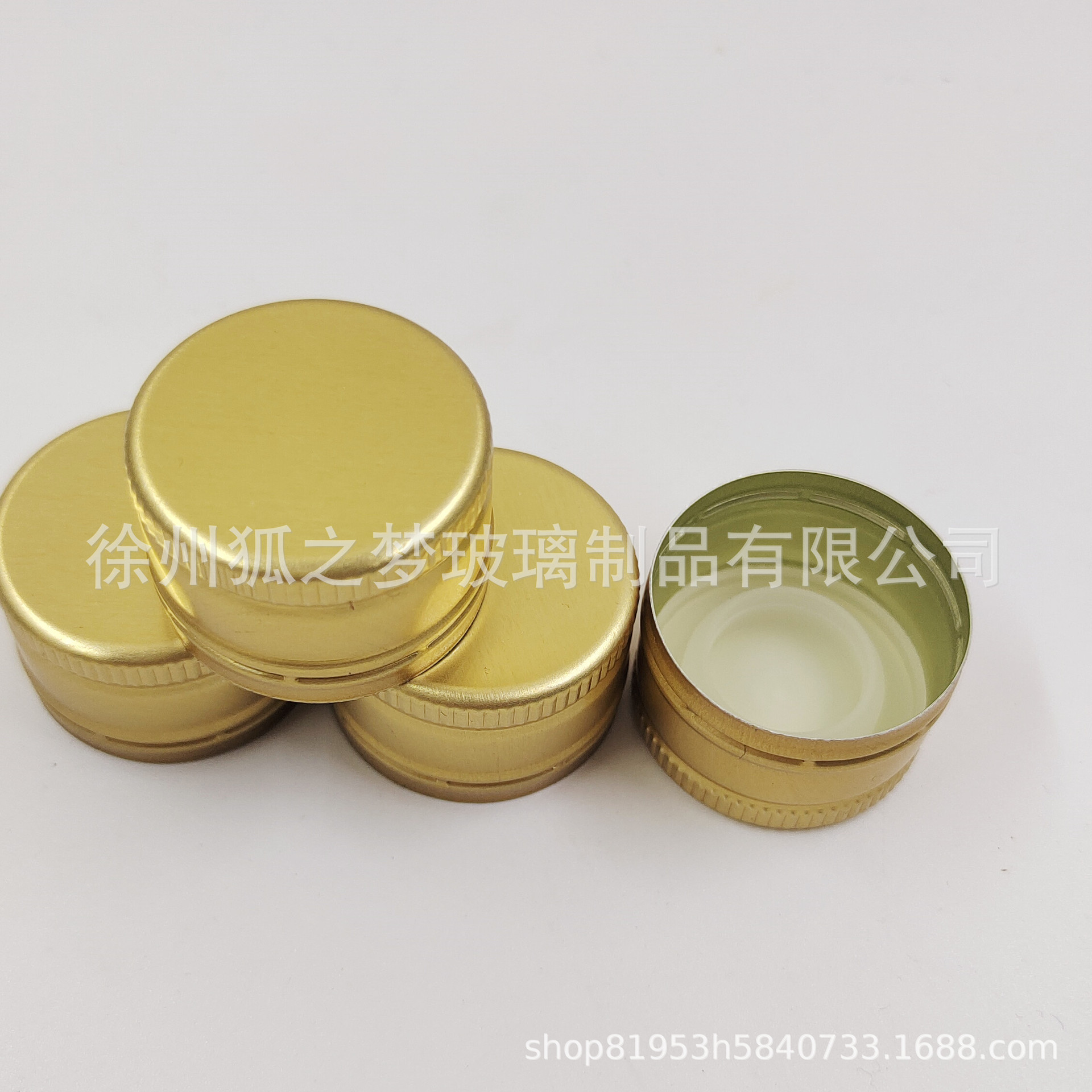 28牙口服液糖浆瓶铝盖含硅胶塞金属防盗盖口服液盖酵素盖