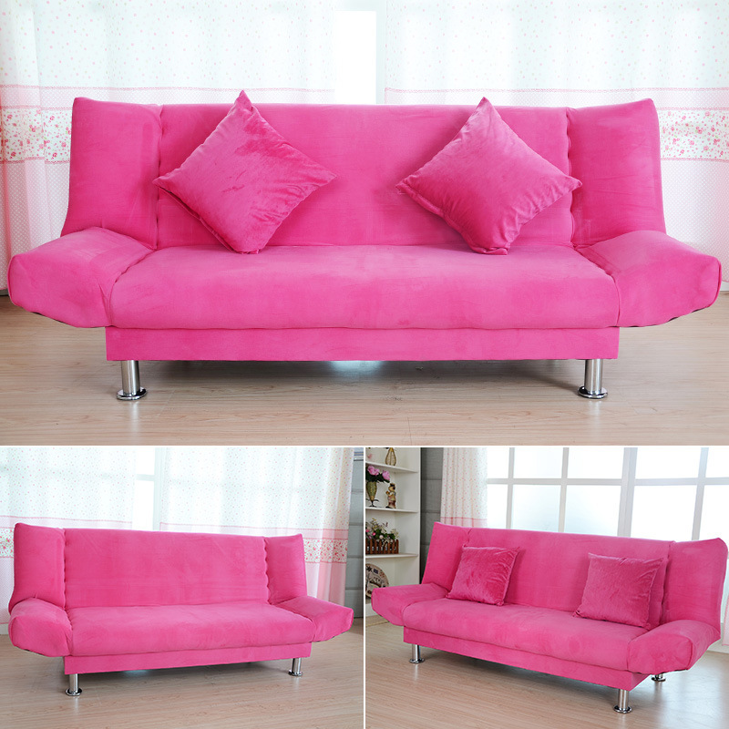 Simple Fabric Folding Sofa Bed Dual-Purpose Multi-Functional Small Apartment Space-Saving Lazy Sofa Bed Dormitory Economical Simple Fabric Folding Sofa Bed Dual-Purpose Multi-Functional Small Apartment Space-Saving Lazy Sofa Bed Dormitory Economical