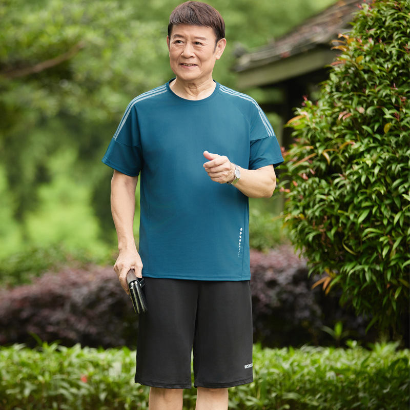 블루 (짧은 소매 반바지)