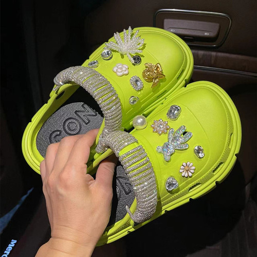 Suitable for clogs diy accessories shoe buckles decorative buckles shoe flower accessories cute slippers shoes shoelace buckles