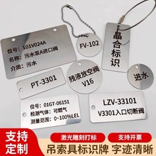 金属铭牌不锈钢标识牌记号挂牌阀门吊牌管路标签牌仪表位号牌制定