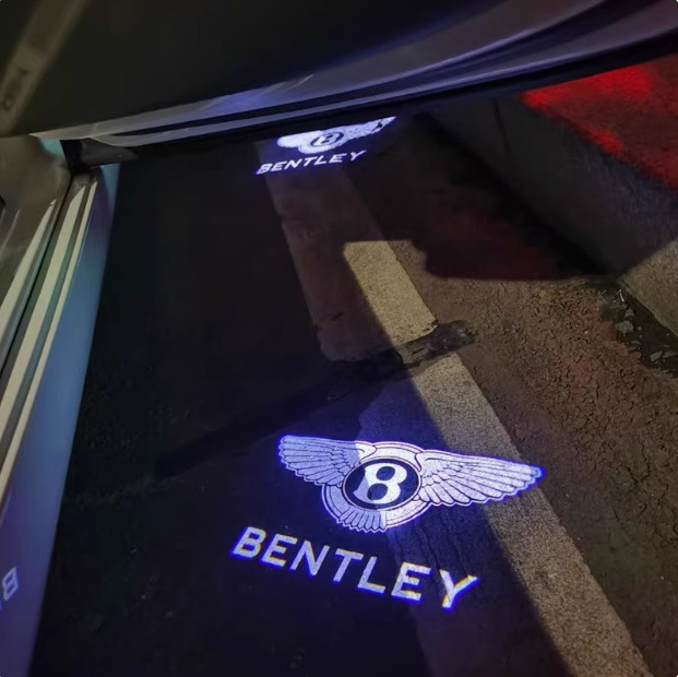 Suitable for Bentley Continental Flying Spur Car Door Laser Projection Light, Special Car-Specific Non-Fading Welcome Light
