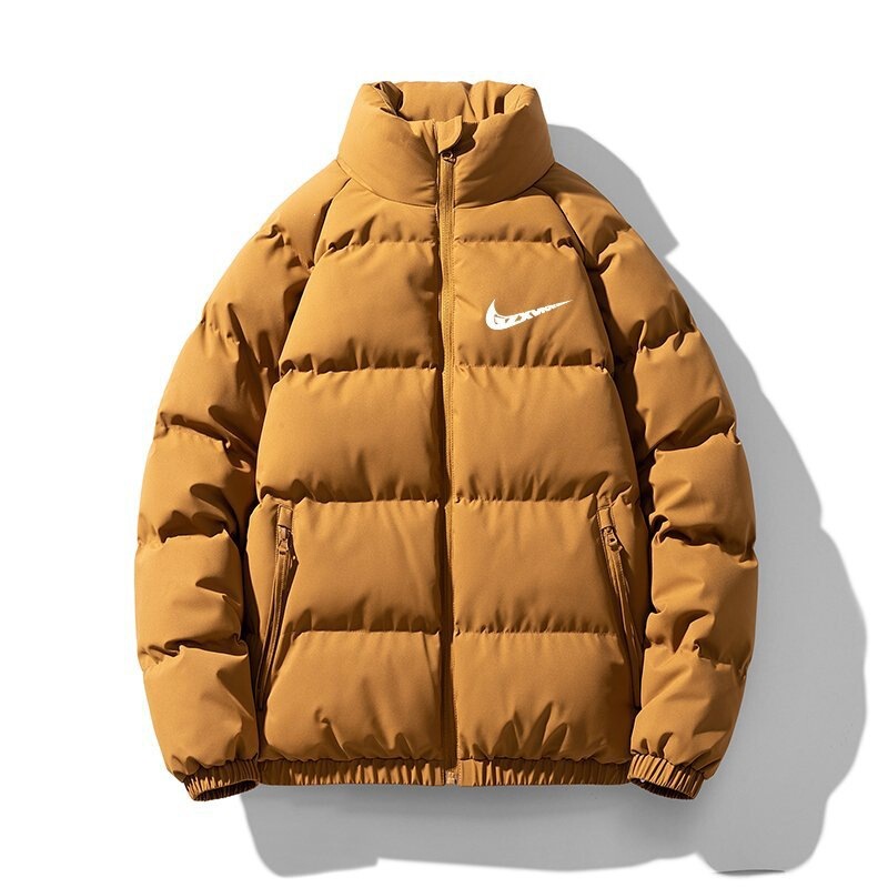2025 Cross-Border Men's Winter New Hong Kong Style Loose Large Size Cotton Jacket Youth Puffer Coat