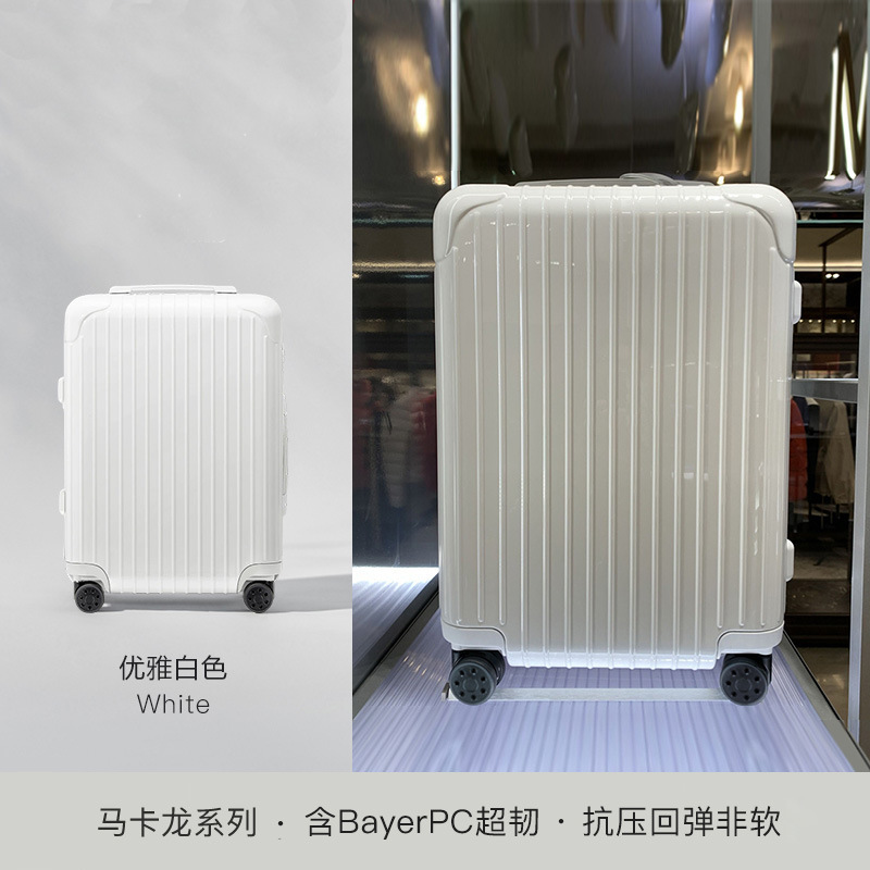 軽量で耐久性のあるスーツケース、男性と女性の旅行トロリーケース、学生用サイレントユニバーサルホイール、強力な大容量パスワードボックス|undefined
