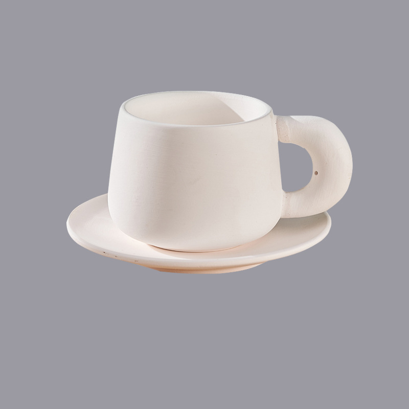 Taza de Cerámica en Blanco Cerámica para Pintar DIY, Bajo Esmalte para Manualidades DIY image 21