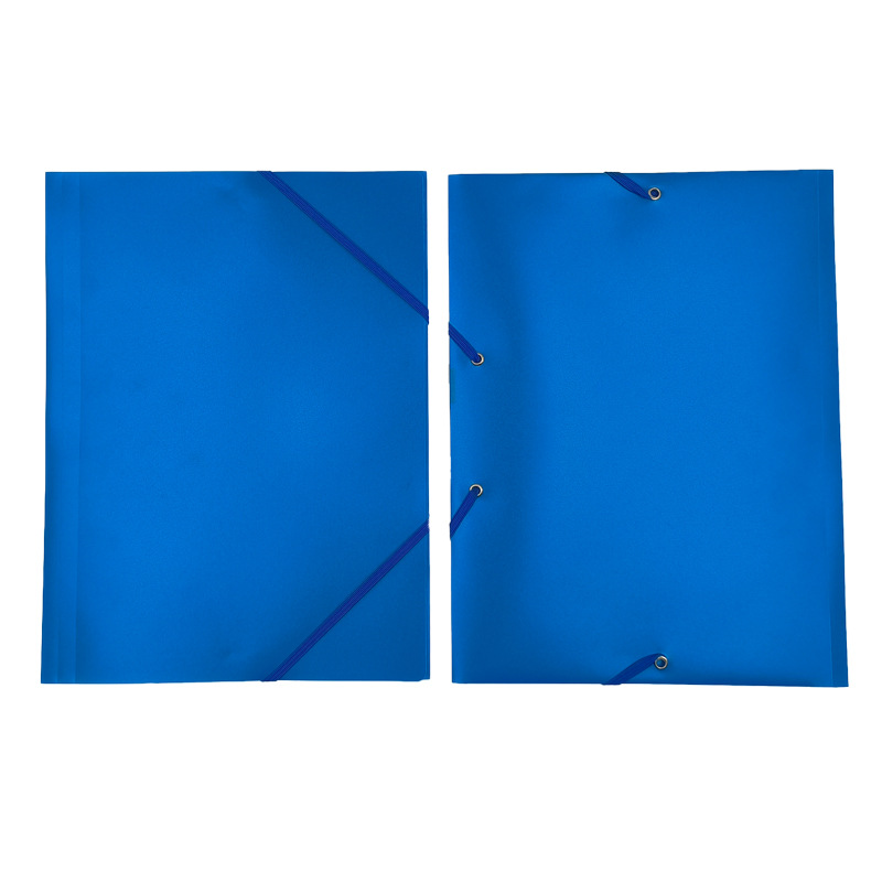 A4 vinculante cuerda bolsa cuerda elástica carpeta plegable tridimensional cuerda elástica caja de archivo Oficina estudio almacenamiento vinculante cuerda clip