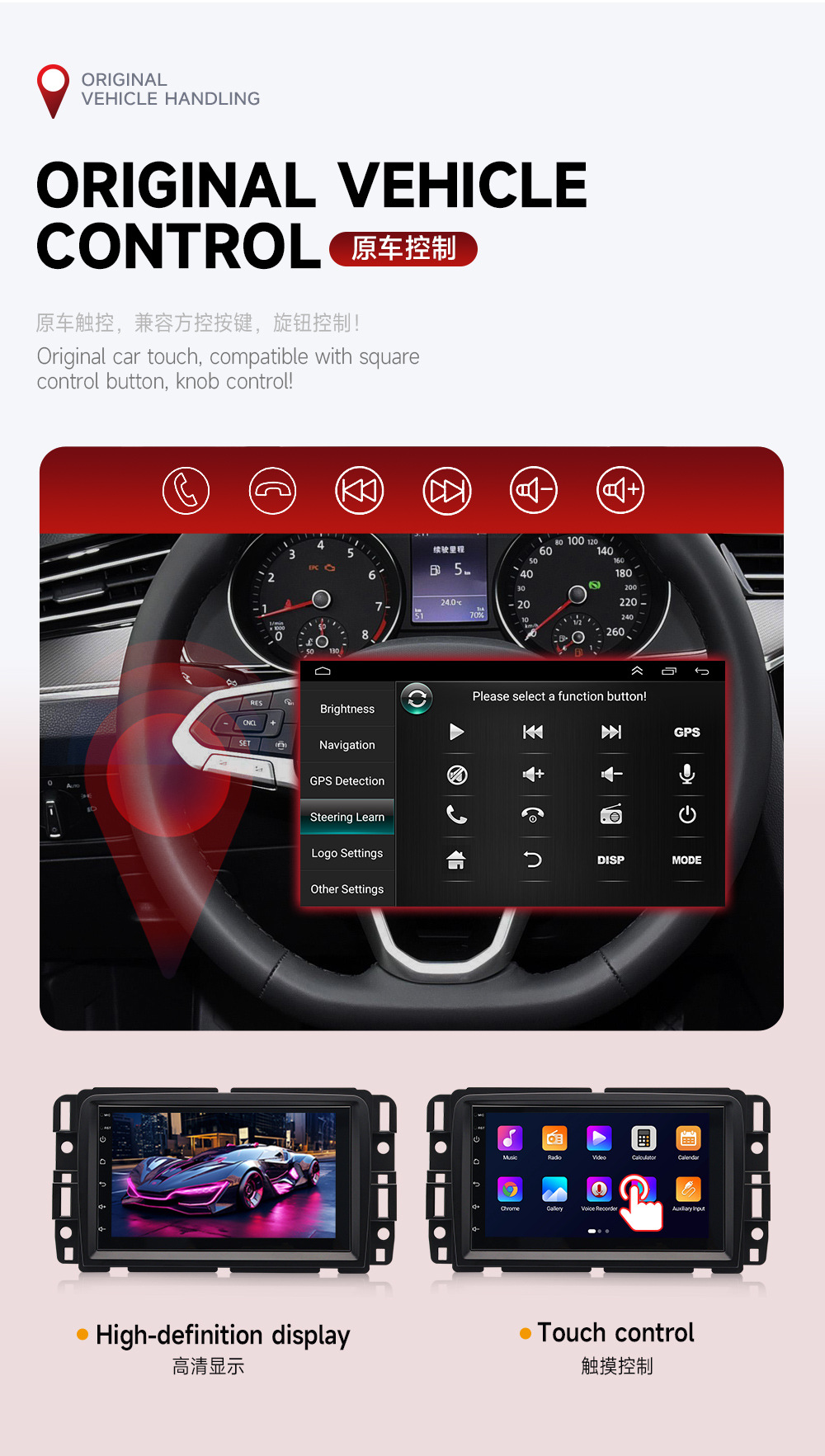 Suitable for Cross-Border Sales of Chevrolet Gmc Navigation, Popular Gmc Android Smart Navigation, Hummer H2 Navigation, Exclusively for Cross-Border Sales