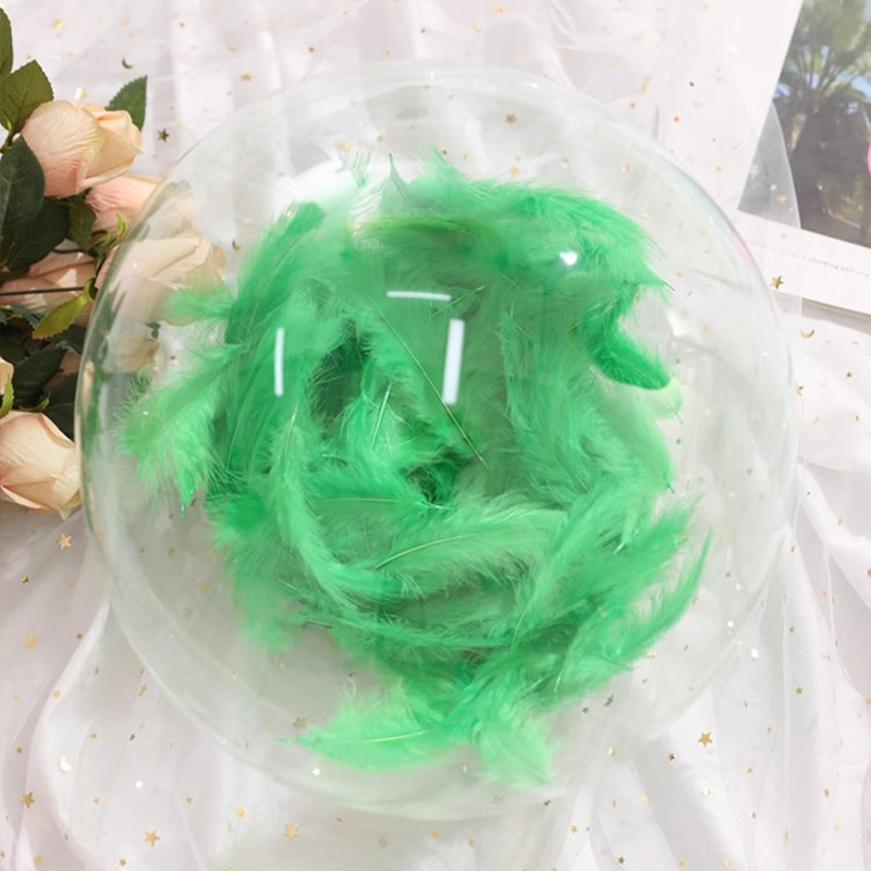 Red rojo iluminante pluma bobobo bola estand día de San Valentín mano con lámpara de globo material paquete de cumpleaños props