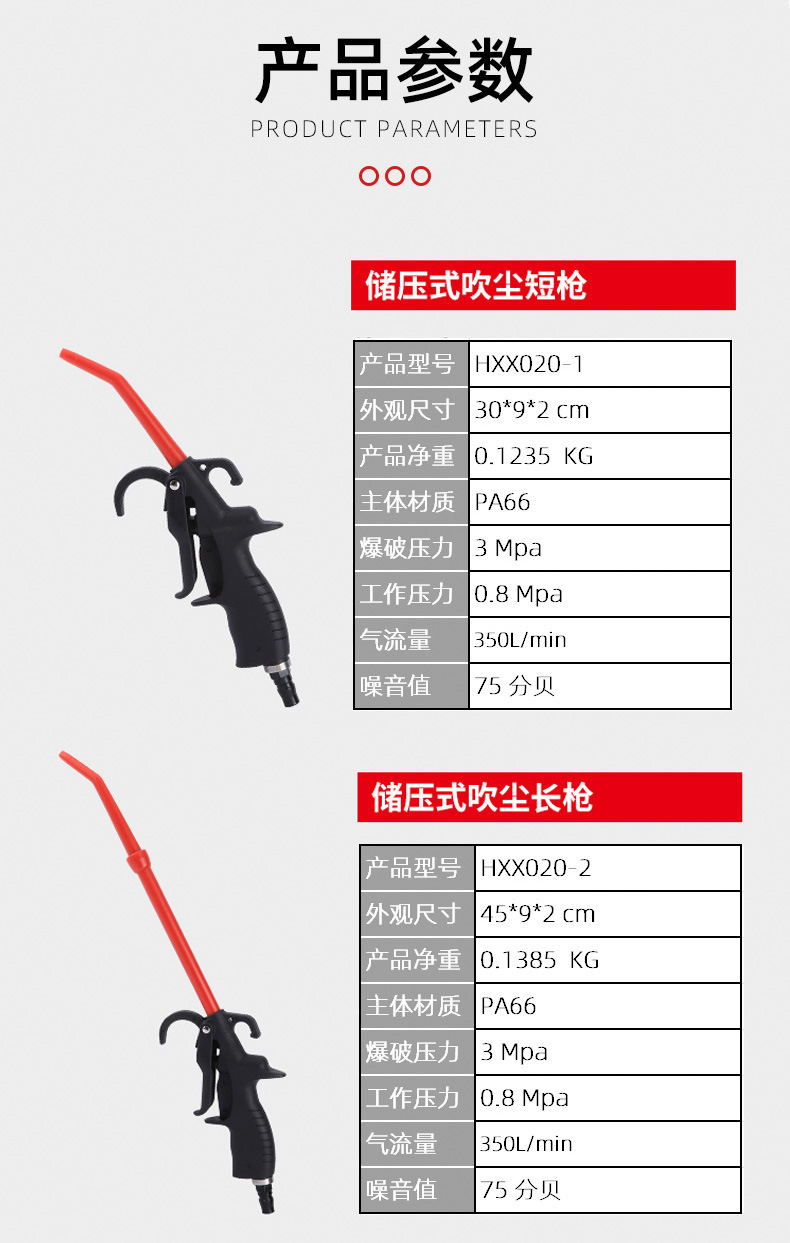气动吹尘枪