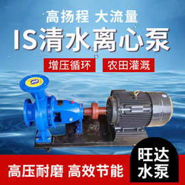 IS清水离心泵大流量高扬程农用卧式抽水机农田灌溉泵增压泵 ISR型